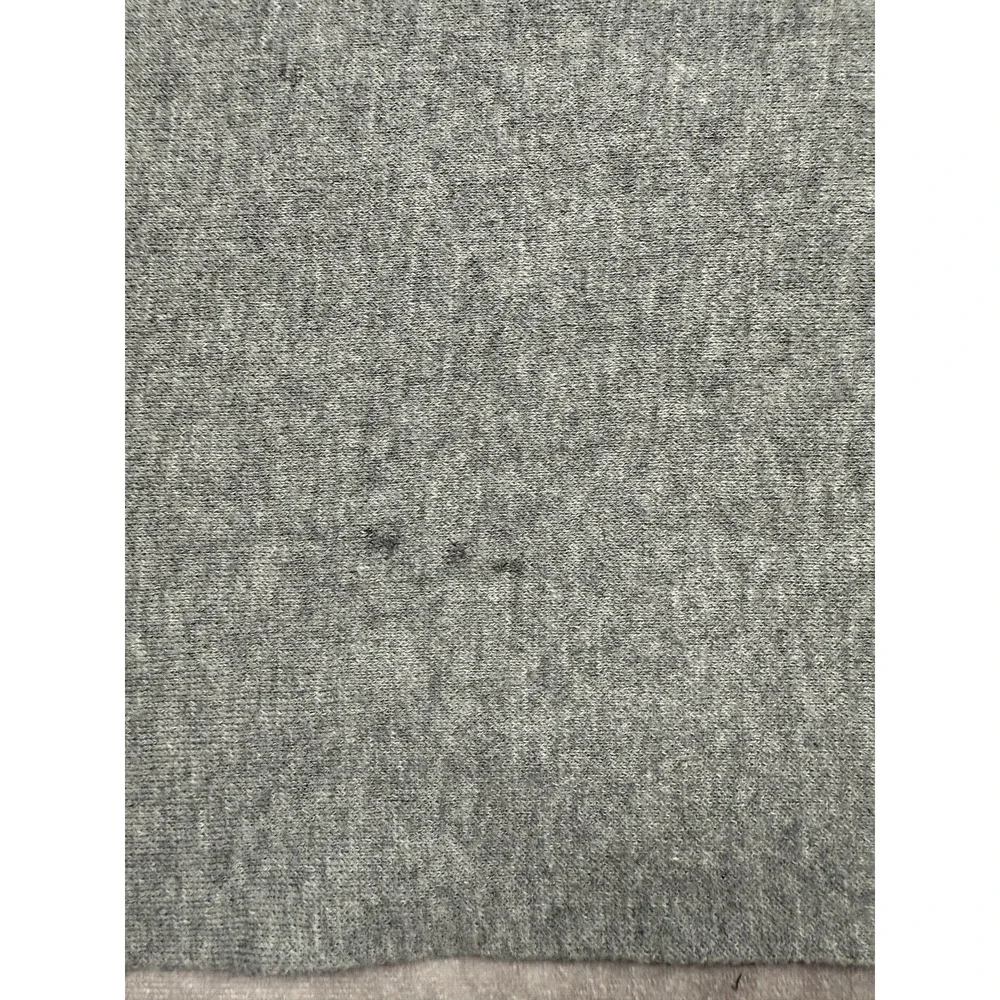 BOSS Hugo Boss Scarf Mens‎ One Size Gray Knit Logo Patch Classic Winter